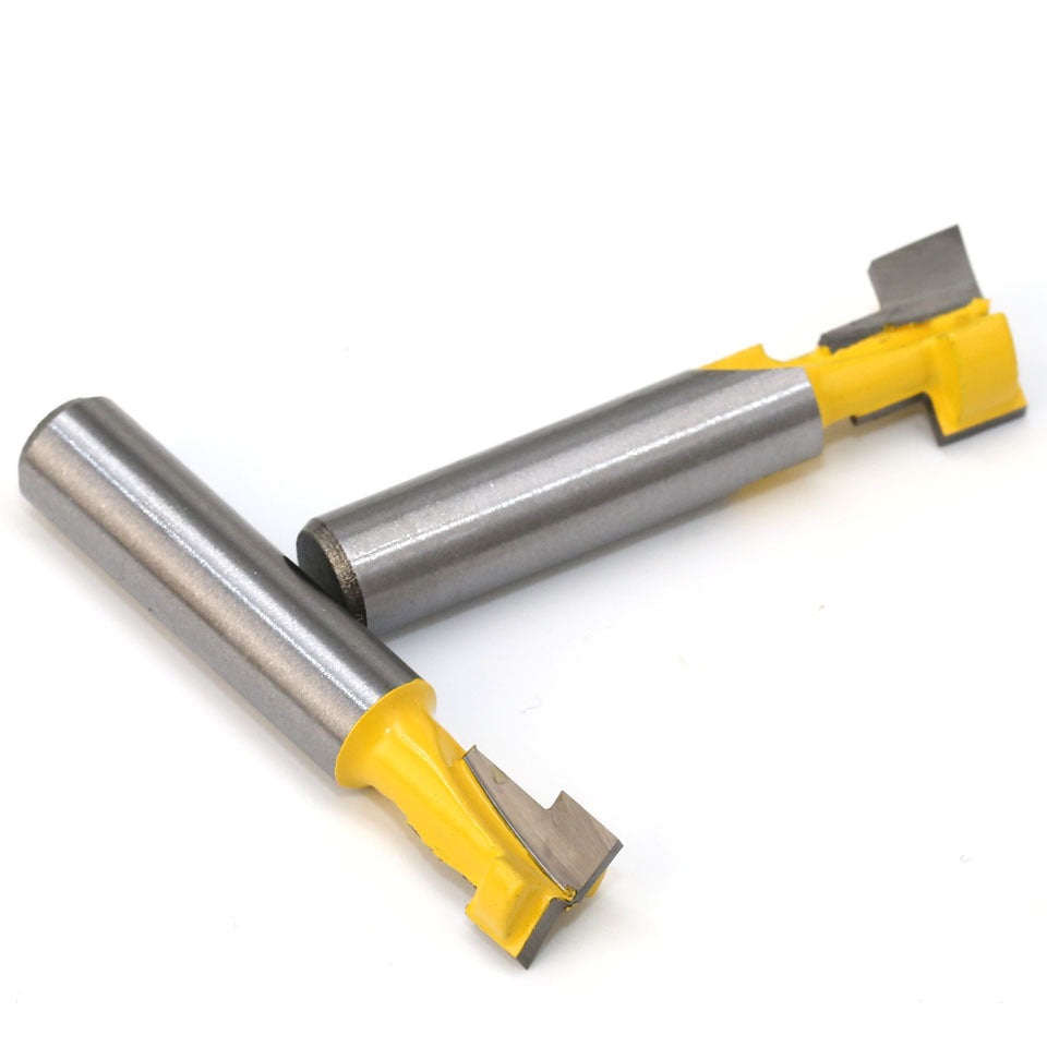 Woodworking milling cutter 8 handle keyhole knife, wood photo frame wall-mounted T-type keyhole knife, gong knife