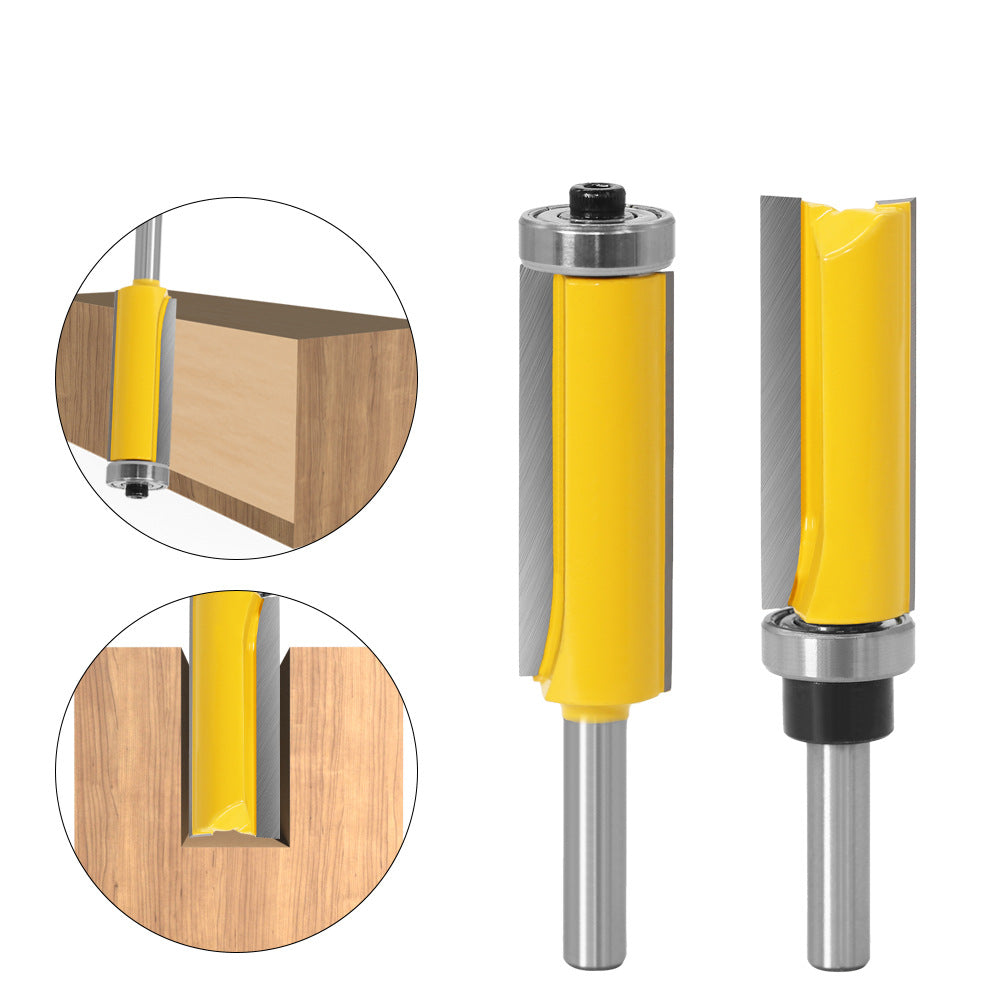 8 handle extended imitation trimming knife slotting knife bearing straight knife woodworking slotting line knife trimming knife