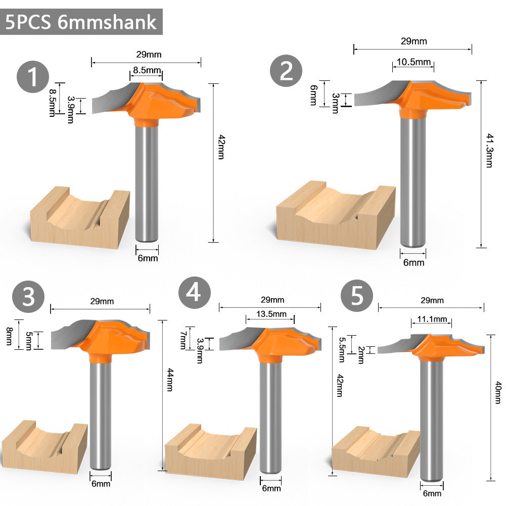 1/4 handle door panel flower cutter cabinet lace door panel cutter trimming machine door panel cutter router flower thread cutter/4 handle