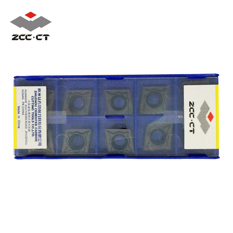 1BOX CNC Lathe Cutting Tool Milling Cutter 100% Original ZCC•CT Carbide inserts CCMT120408-HR YBC252