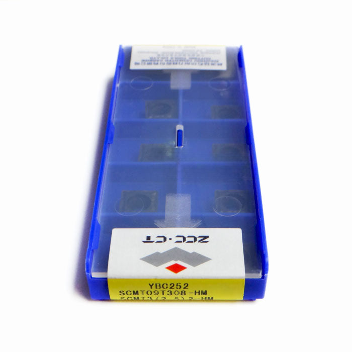 1BOX CNC Lathe Cutting Tool Milling Cutter 100% Original ZCC•CT Carbide inserts SCMT09T308-HM YBC252
