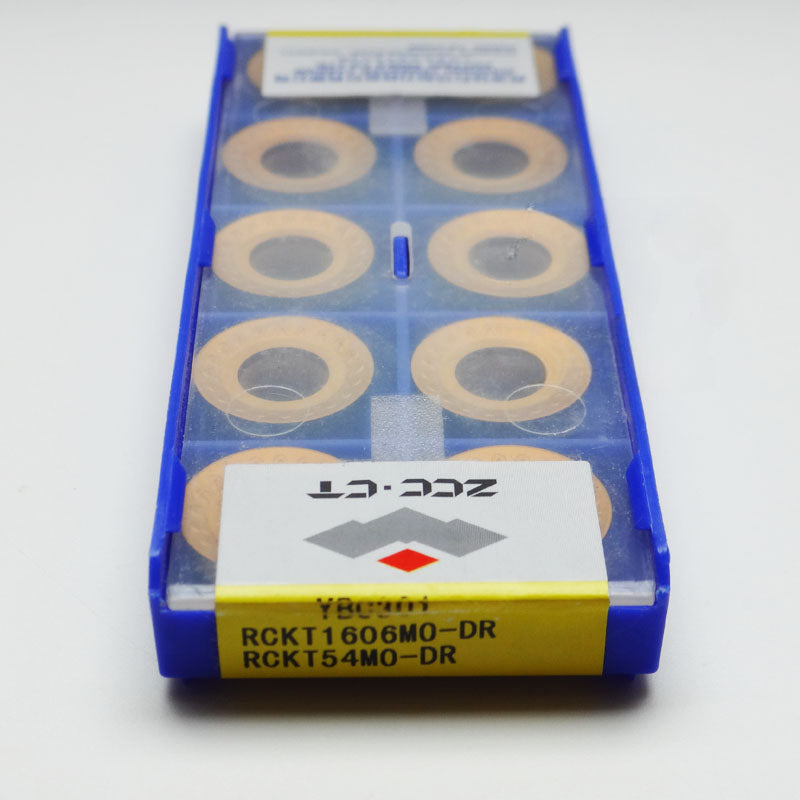 1BOX CNC Lathe Cutting Tool Milling Cutter 100% Original ZCC•CT Carbide inserts RCKT1606MO-DR YBC301