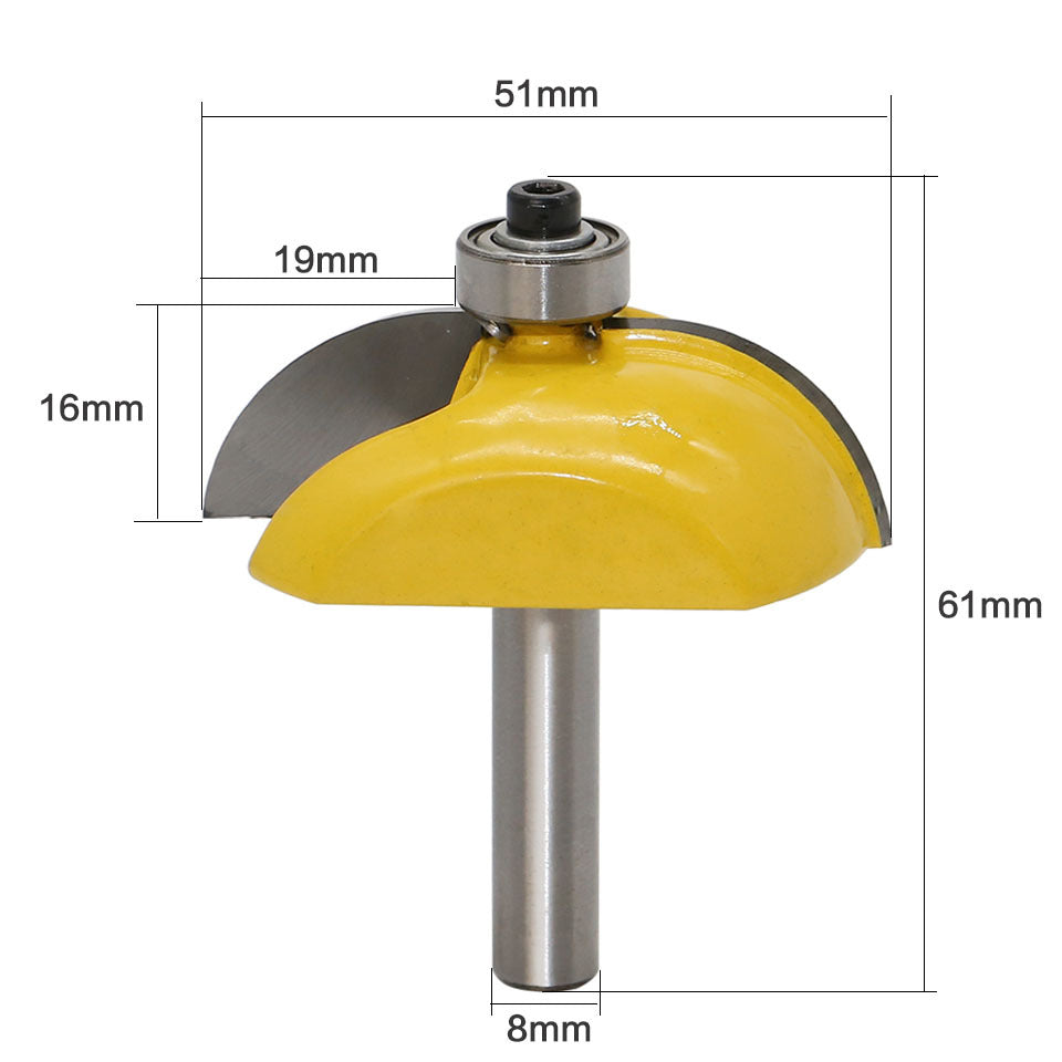 Rounded door panel cutter chamfering cutter 8 handle door panel cutter outlet milling cutter