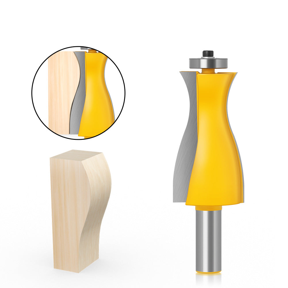 1/2 handle waist slim cabinet foot knife woodworking milling cutter engraving machine trimming knife floor foot line lace door cabinet top line knife