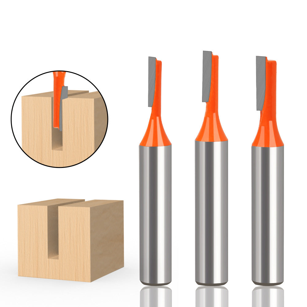 8 handle single blade straight knife slotting knife notch knife, trimming machine head, woodworking milling cutter set