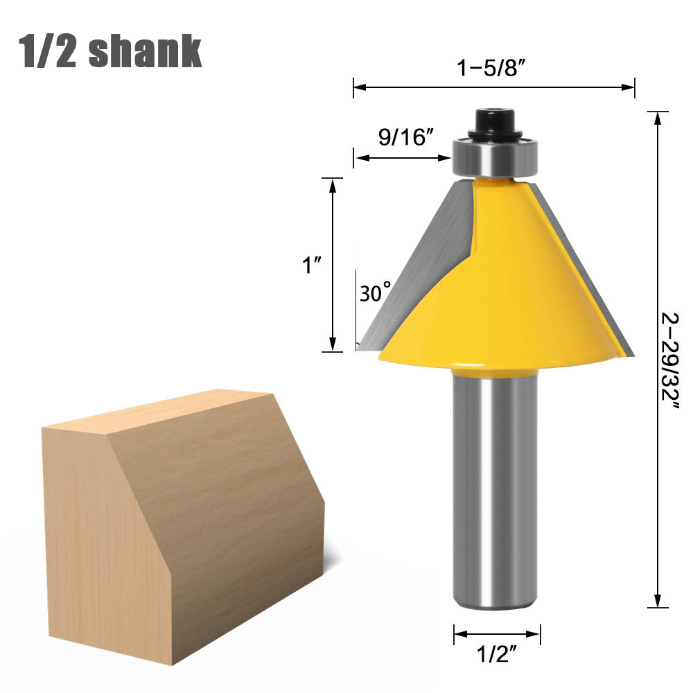 1/2 handle 12 handle 30 degree bevel knife bevel knife bevel knife woodworking milling cutter various angle carving knife
