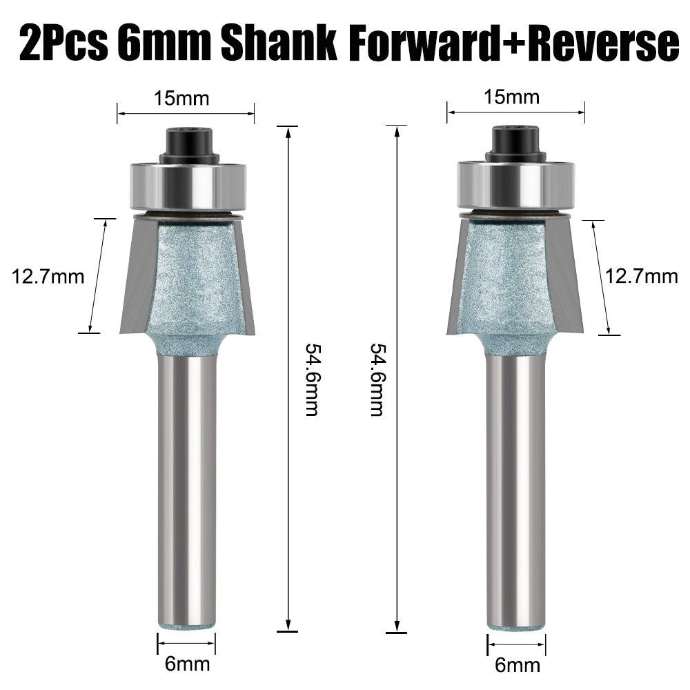 7 degree oblique trimming knife two-blade oblique trimming knife edge banding machine head chamfering knife R angle cutter head