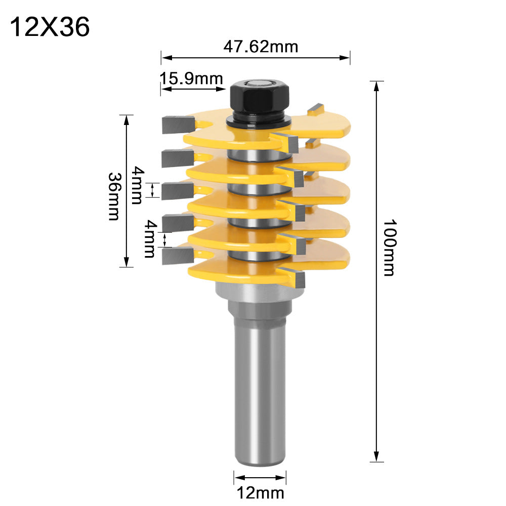 High-grade full split finger joint knife, splicing knife, splicing knife, woodworking milling cutter, gong cutter, engraving machine, milling cutter, floor cutter