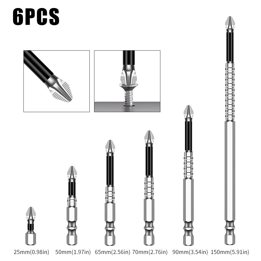 K5 anti-skid batch S2 strong magnetic 5A black anti-skid cross batch, hand drill electric screwdriver high hardness