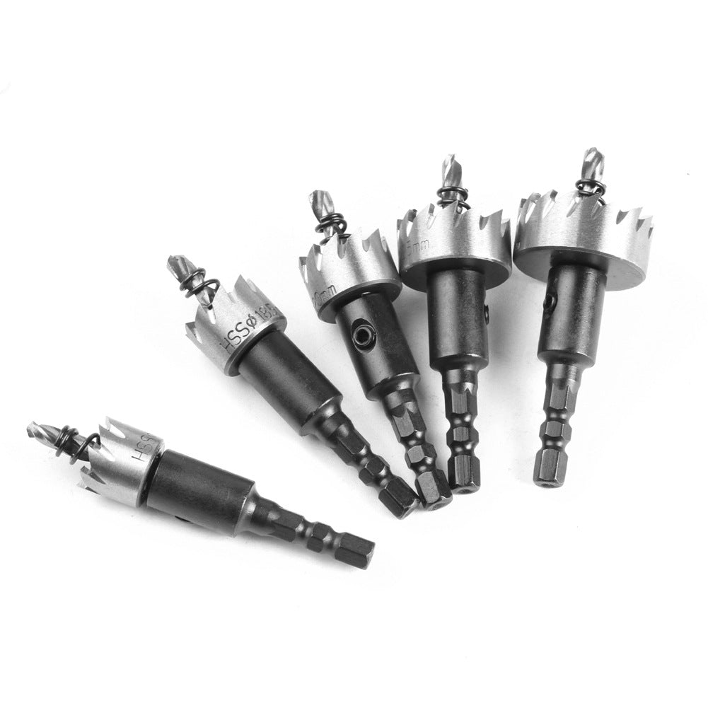 HSS hexagonal shank high speed steel 4341 hole opener, iron sheet stainless steel hole opener metal, thin plate drilling