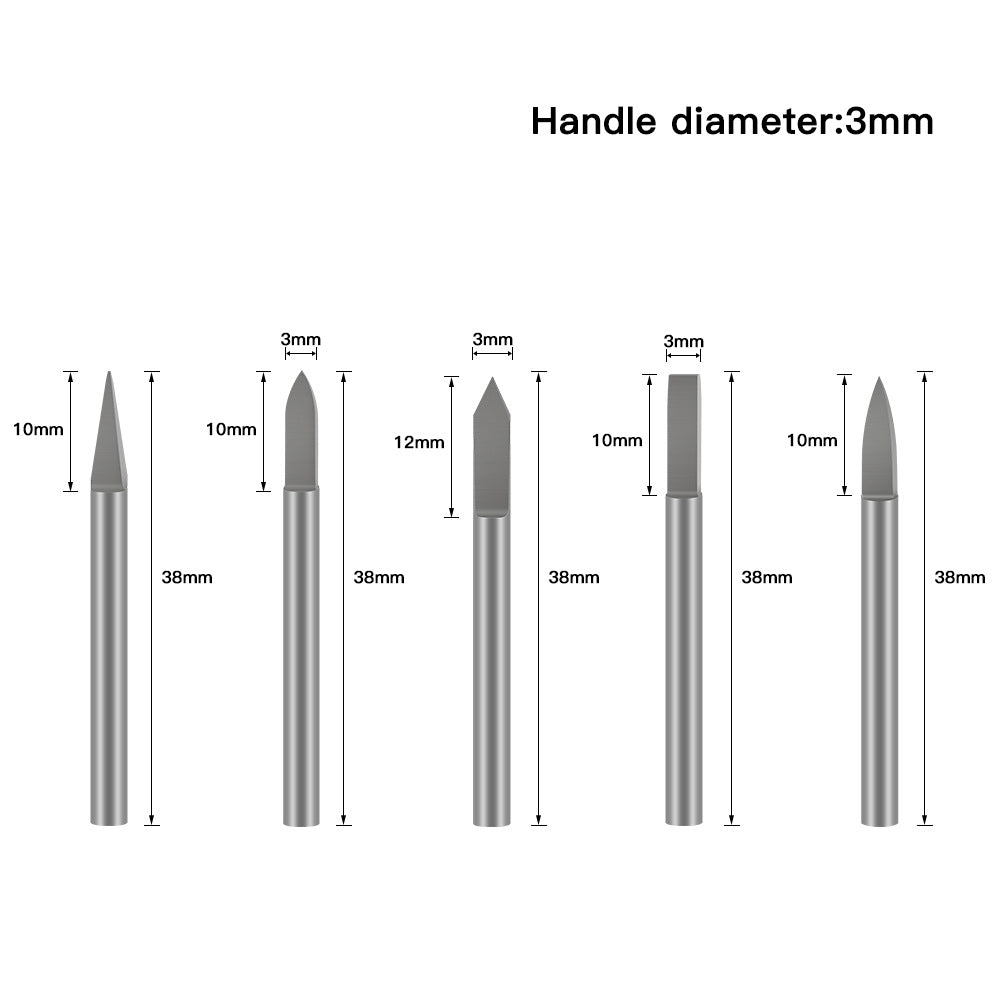 Jincheng electric tungsten steel carving knife, nuclear carving knife, olive carving knife, seal carving tool, woodworking carving knife set
