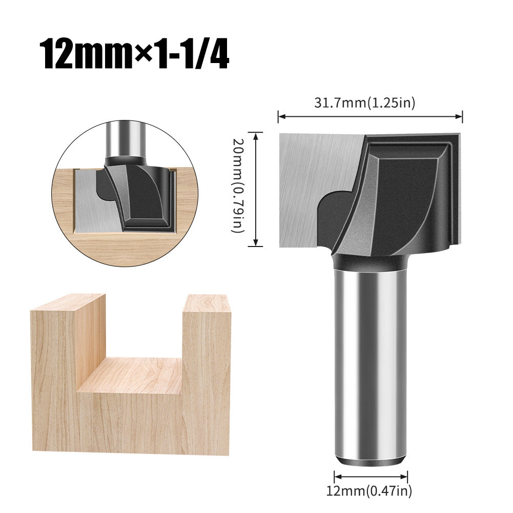 1/2 handle bottom cleaning knife, grooving knife, woodworking milling cutter, bakelite slotting tool, trimming machine, cutter head, engraving machine, gong knife