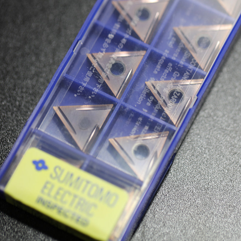 1BOX CNC Lathe Cutting Tool Milling Cutter 100% Original Sumitomo Carbide inserts TNGG160402R-FX AC530U