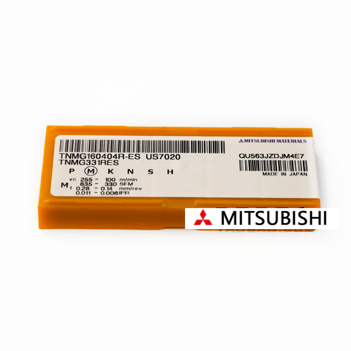 1BOX CNC Lathe Cutting Tool Milling Cutter Japan 100% Original Mitsubishi Carbide inserts TNMG160404R-ES US7020
