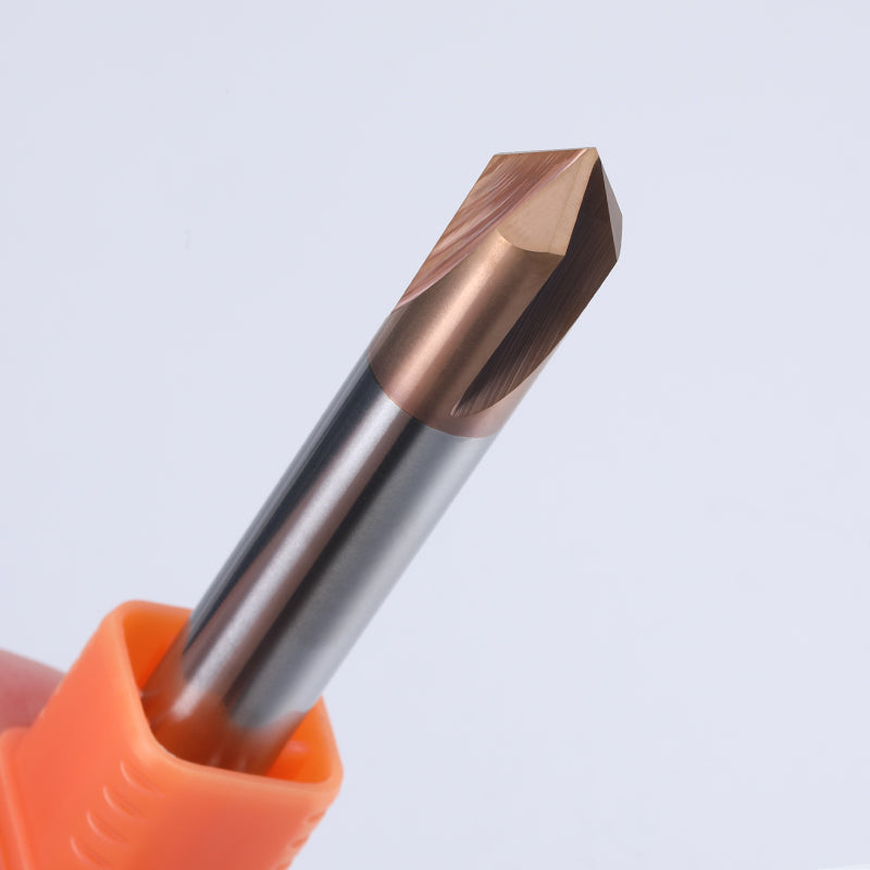 HRC55 Chamfer Milling Cutter Carbide Corner Countersink Chamfering Mill Deburring Edges V Grove Router 90 Degree for Steel