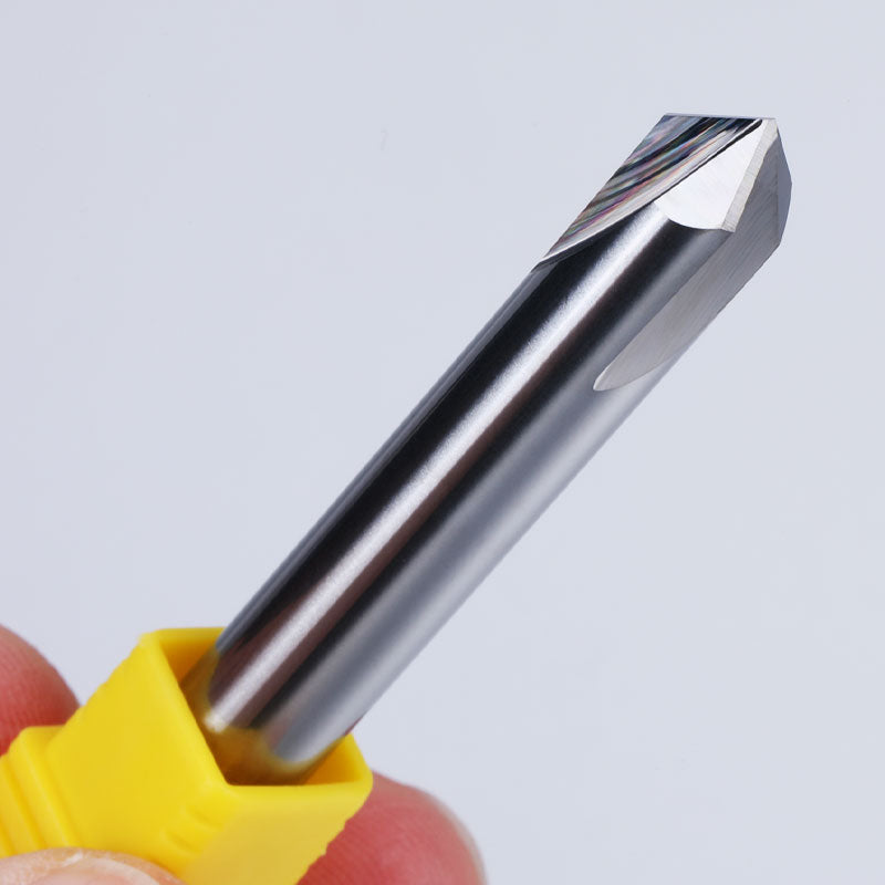 HRC55 Chamfer Milling Cutter Carbide Corner Countersink Chamfering Mill Deburring Edges V Grove Router 90 Degree for Aluminum