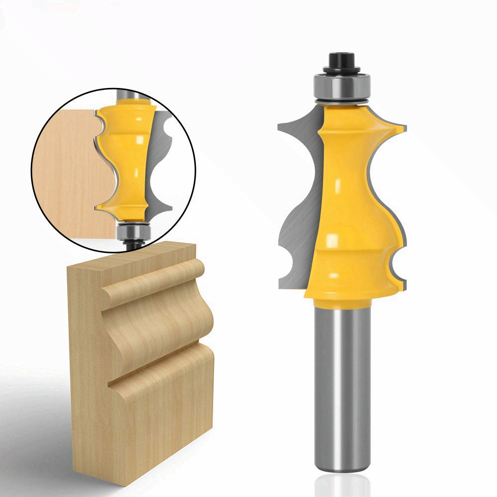 Woodworking double-edged milling cutter fish-type armrest knife line knife cabinet knife flower line knife engraving machine cutter head forming knife