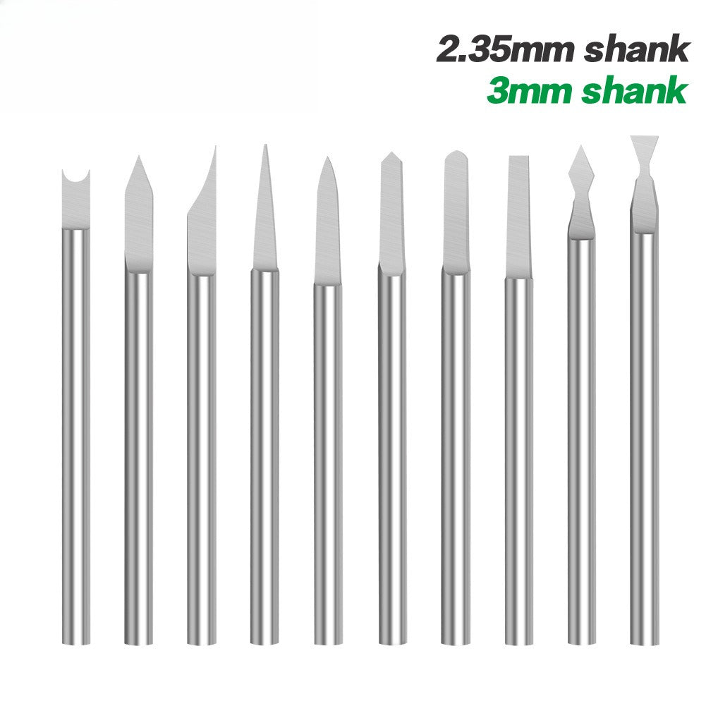 Jincheng electric tungsten steel carving knife, nuclear carving knife, olive carving knife, seal carving tool, woodworking carving knife set