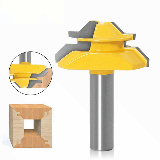 1/2 handle woodworking milling cutter splicing cutter, line cutter 45 degree tenon cutter 1/2 * 2 puzzle cutter right angle cutter