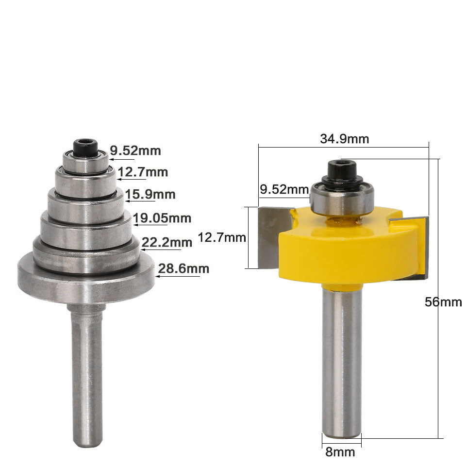 7 bearing notch cutters 8 handle woodworking milling cutters Slotting cutters Adjustable notch cutters