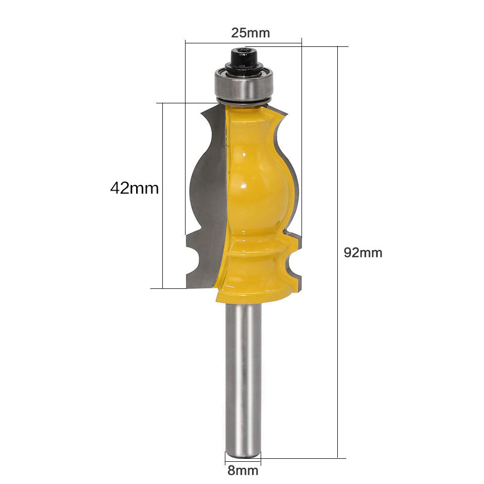 Woodworking milling cutter 8 handle fishtail armrest cutter line cutter corner line cutter armrest line cutter