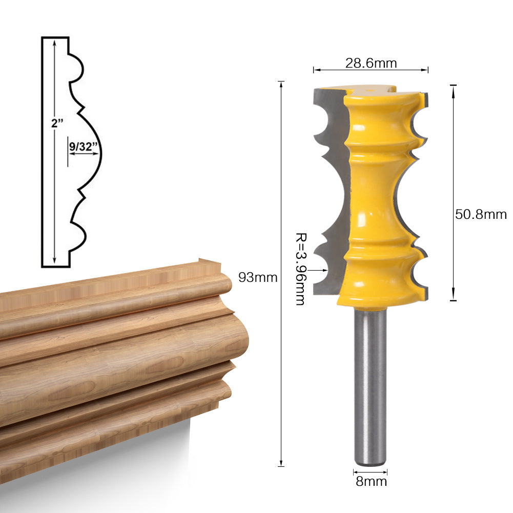 Woodworking waist line knife line knife armrest knife crown flower line knife line knife engraving machine knife European line knife