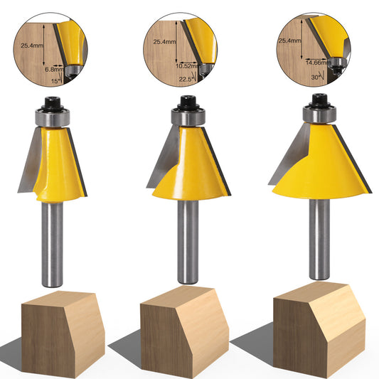 High-grade 8-handle bevel knife bevel knife bevel knife woodworking milling cutter 15 degrees 22.5 degrees 30 degrees bevel knife
