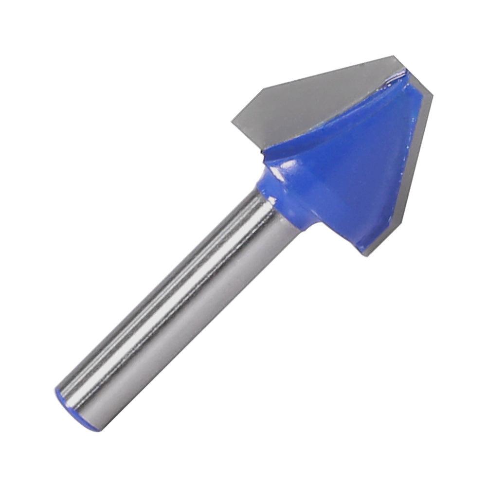 60 degree flat bottom V-shaped knife woodworking milling cutter slotting knife notch knife trimming machine cutter head 60 ° groove