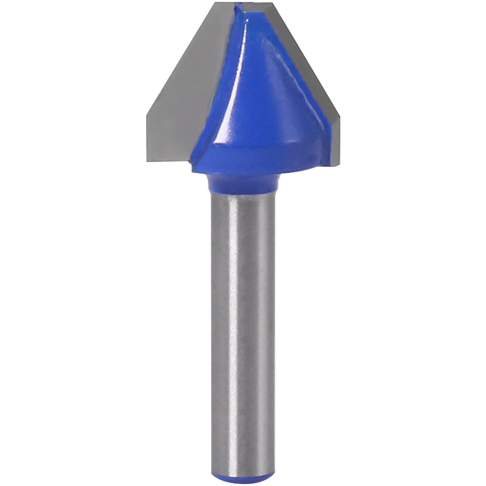 60 degree flat bottom V-shaped knife woodworking milling cutter slotting knife notch knife trimming machine cutter head 60 ° groove