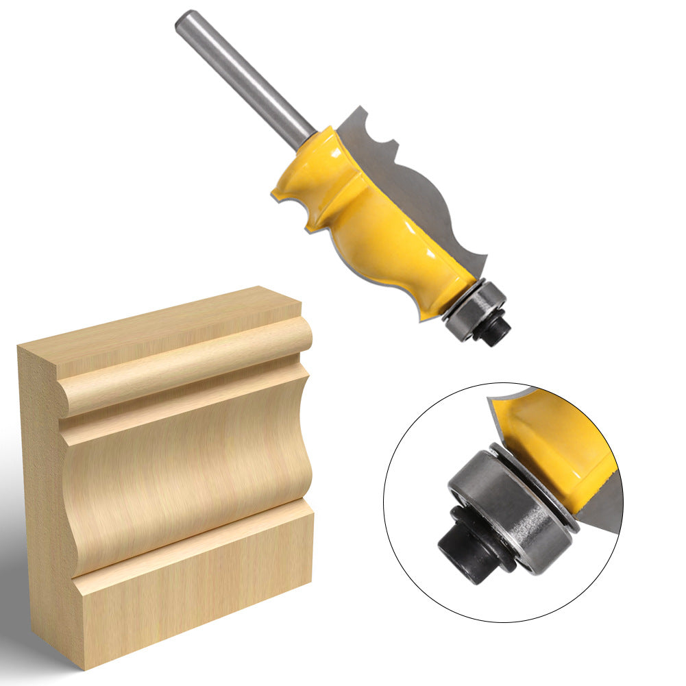 6Mm handle fishtail armrest knife woodworking knife trimming knife engraving machine woodworking milling cutter lace knife ceiling line knife