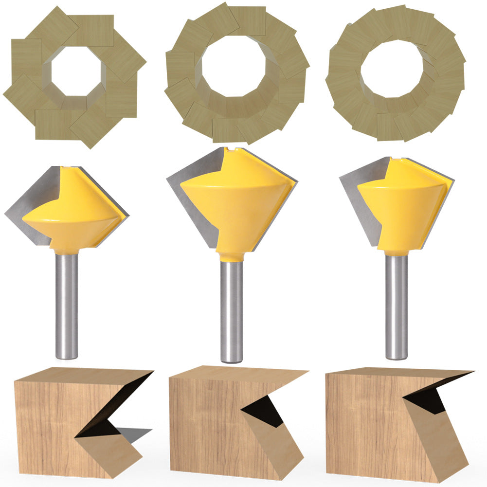 Multilateral tenon cutter Woodworking milling cutter, jigsaw cutter, hexagonal octagonal twelve-sided tenon cutter Barrel cutter
