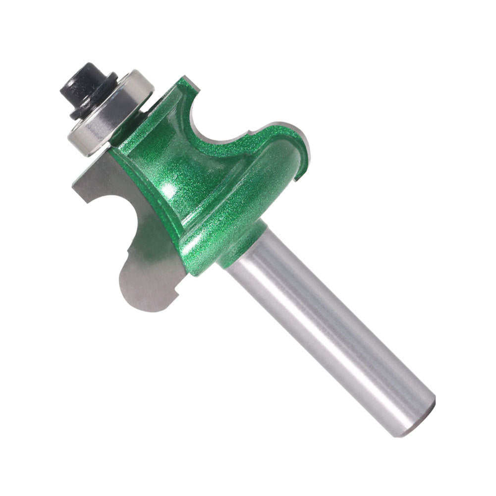 8Mm handle positive half multi-arc knife with bearing multi-angle knife crown line cutter milling cutter woodworking tool gong cutter