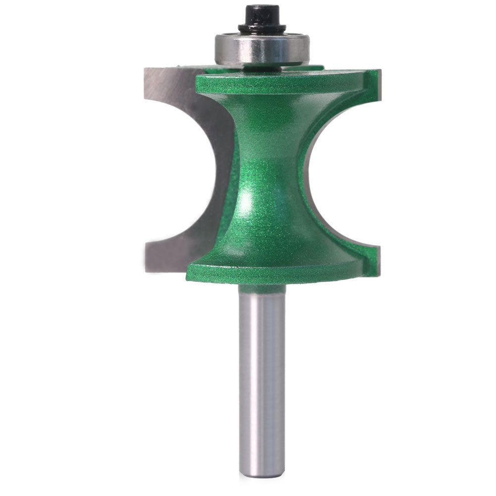 8Mm handle woodworking tool bakelite gong milling knife trimming machine with bearing positive semicircular knife round wooden stick arc trimming edge