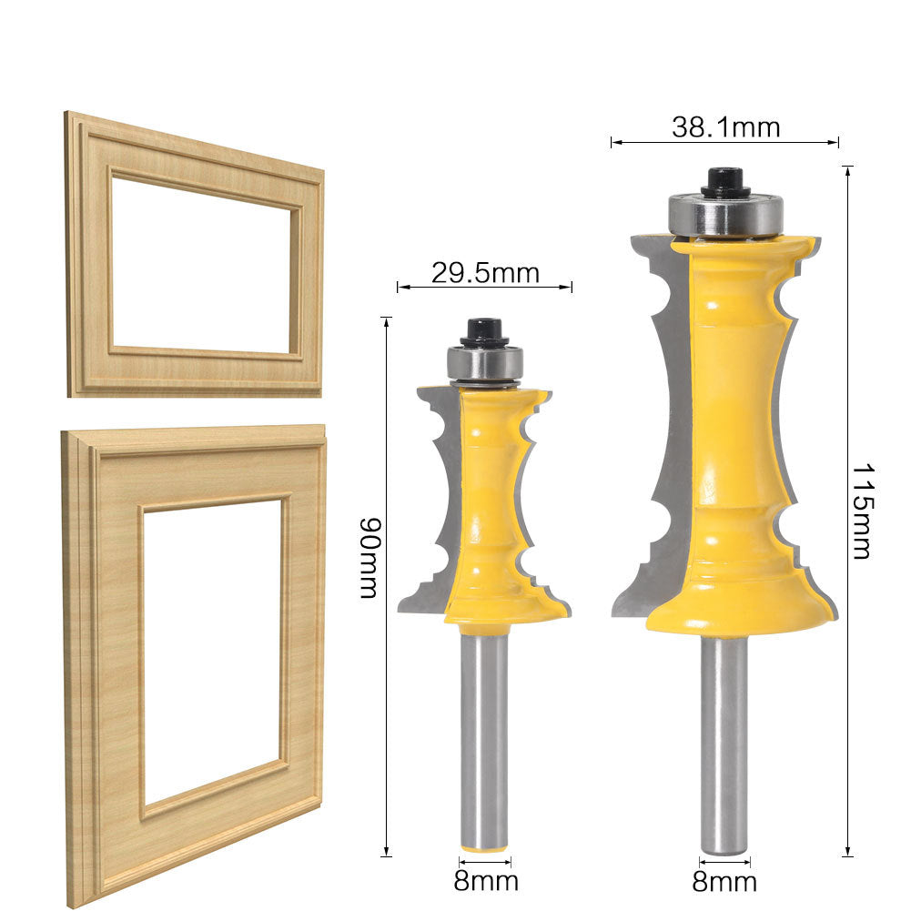 8Mm handle drawer face frame panel knife armrest knife cabinet door knife kitchen door knife woodworking router
