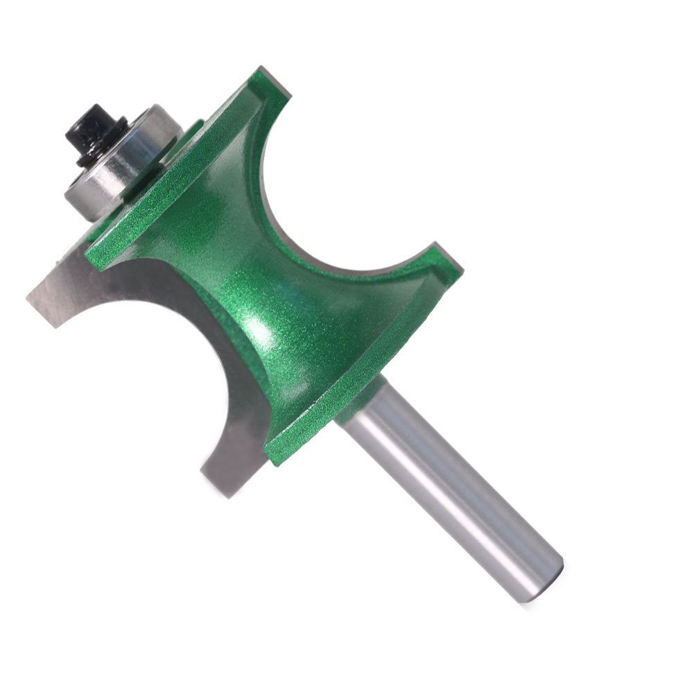 8Mm handle woodworking tool bakelite gong milling knife trimming machine with bearing positive semicircular knife round wooden stick arc trimming edge