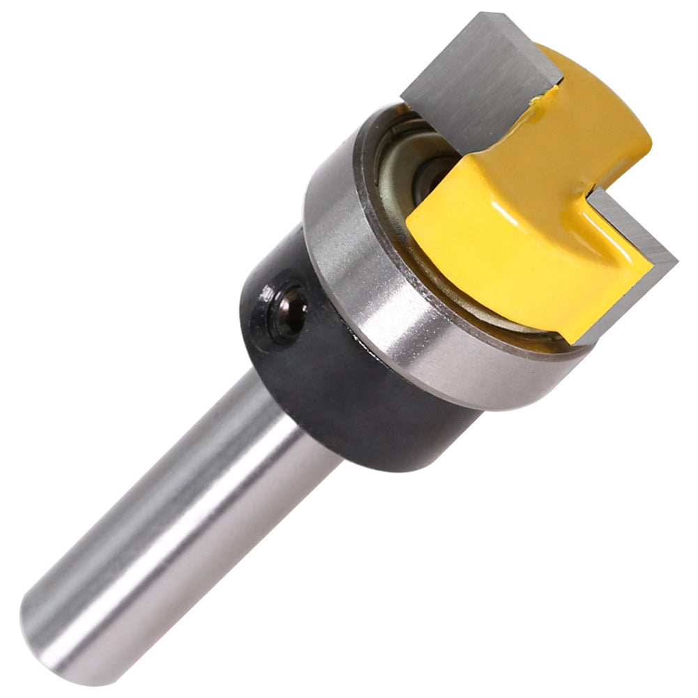 8Mm shank copy trimming shank with bearing straight knife slotting knife trimming knife trimming machine head Russia
