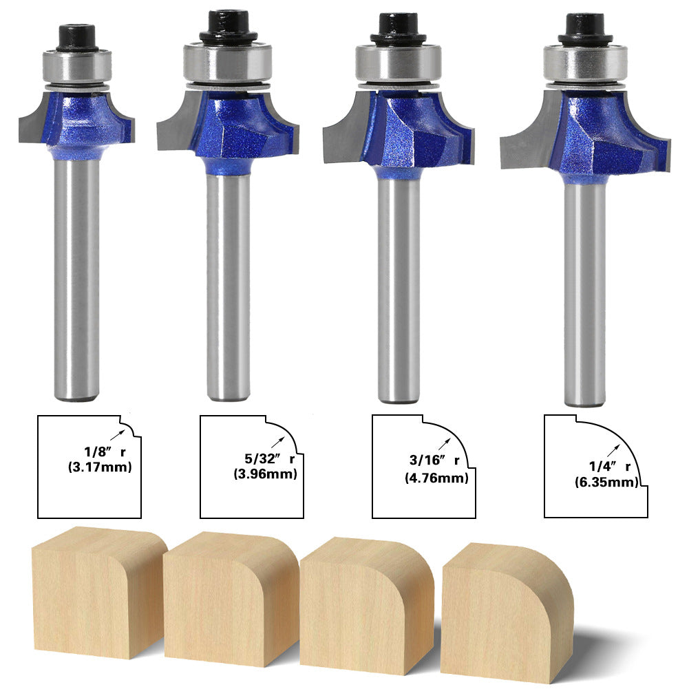 Jincheng professional grade round corner knife chamfering knife R angle knife line knife woodworking milling cutter with trimming machine head R chamfering knife