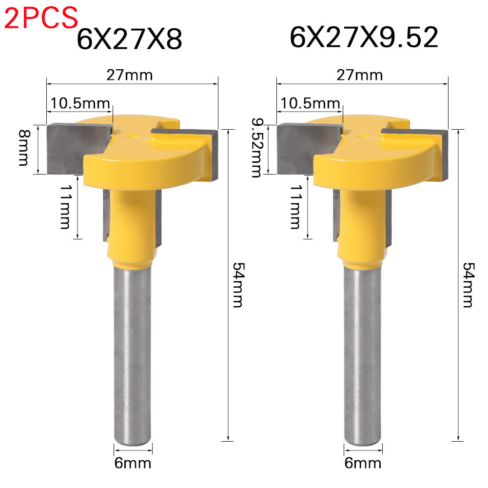 6 handle straight edge T-knife slotting cutter hook milling cutter outlet 6 handle T-straight knife
