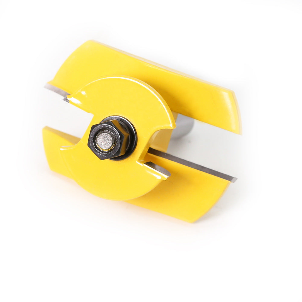 Double-sided Huxi door board cutter, door center board cutter head, solid wood door board cutter outer diameter 79mm face milling cutter, Huxi line cutter