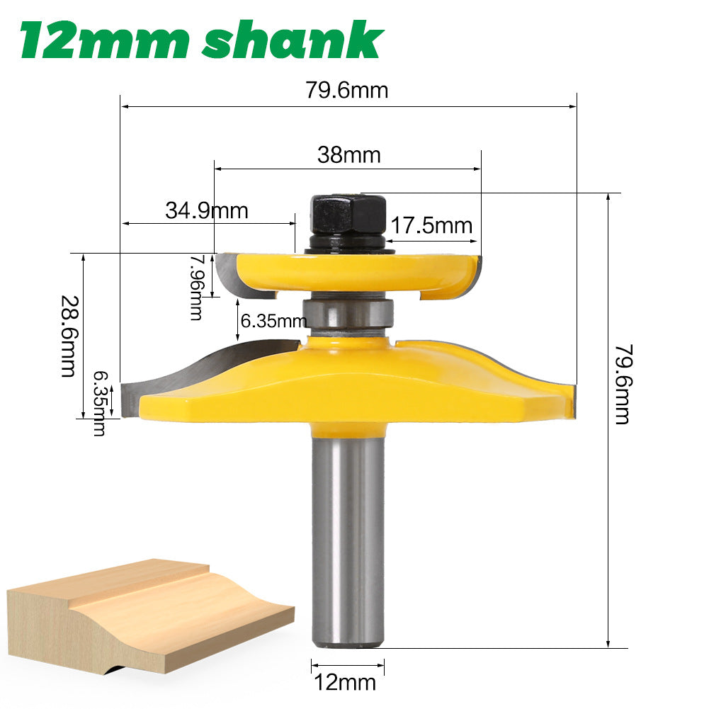 Double-sided Huxi door board cutter, door center board cutter head, solid wood door board cutter outer diameter 79mm face milling cutter, Huxi line cutter