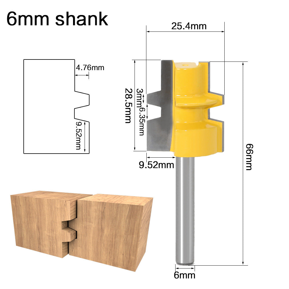 1/4 handle single oblique tooth tenon knife trimming machine knife head tenon knife
