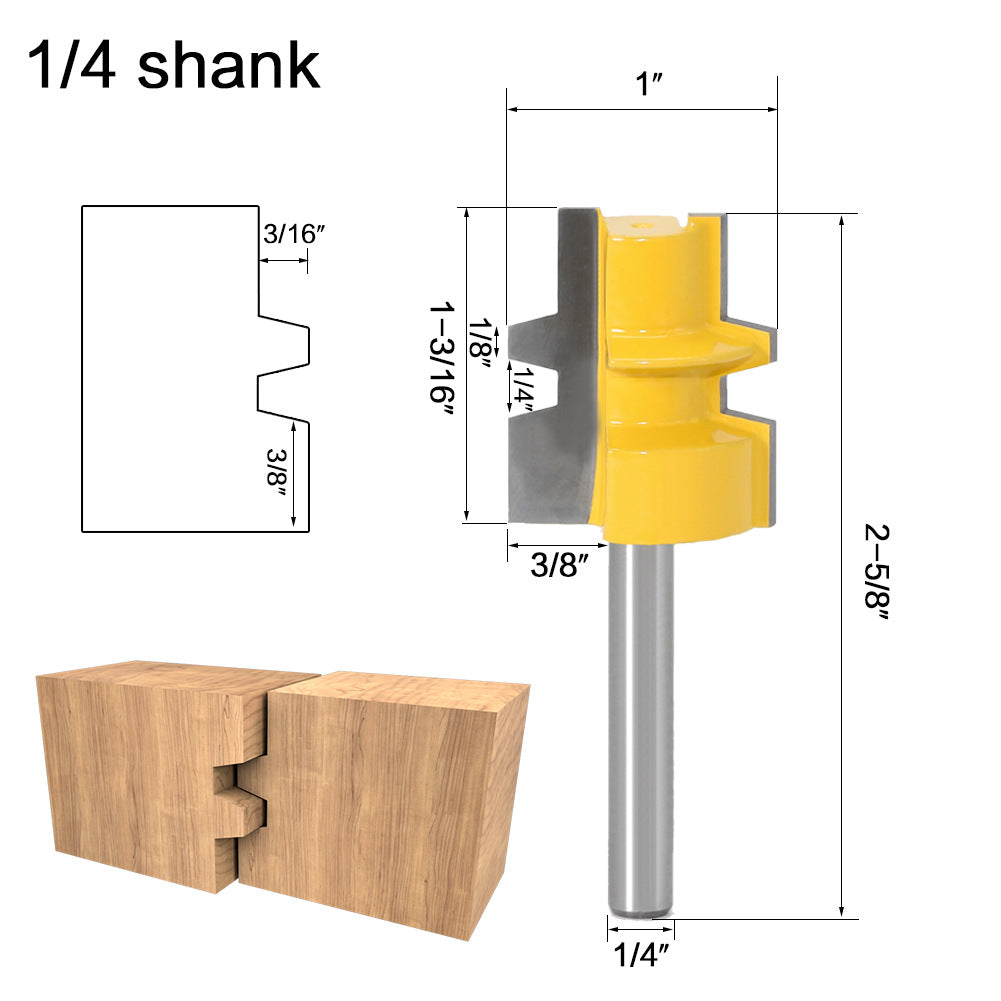 1/4 handle single oblique tooth tenon knife trimming machine knife head tenon knife