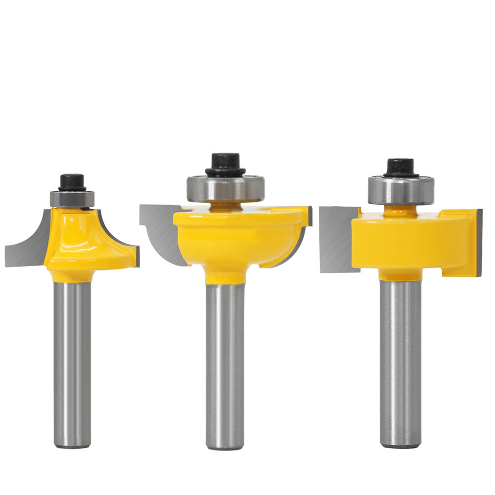 3-Piece door and window cover milling cutter tenon knife 8 handle door and window frame tenon knife door frame knife room door knife cabinet door knife engraving machine
