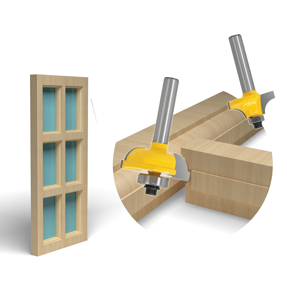 3-Piece door and window cover milling cutter tenon knife 8 handle door and window frame tenon knife door frame knife room door knife cabinet door knife engraving machine
