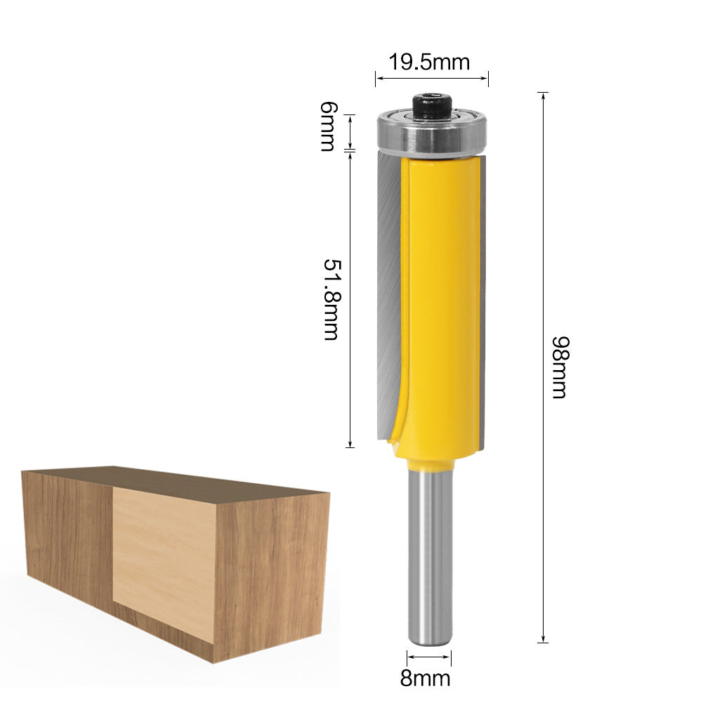8 handle extended imitation trimming knife slotting knife bearing straight knife woodworking slotting line knife trimming knife