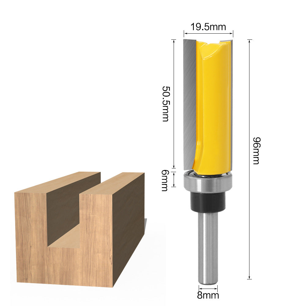 8 handle extended imitation trimming knife slotting knife bearing straight knife woodworking slotting line knife trimming knife