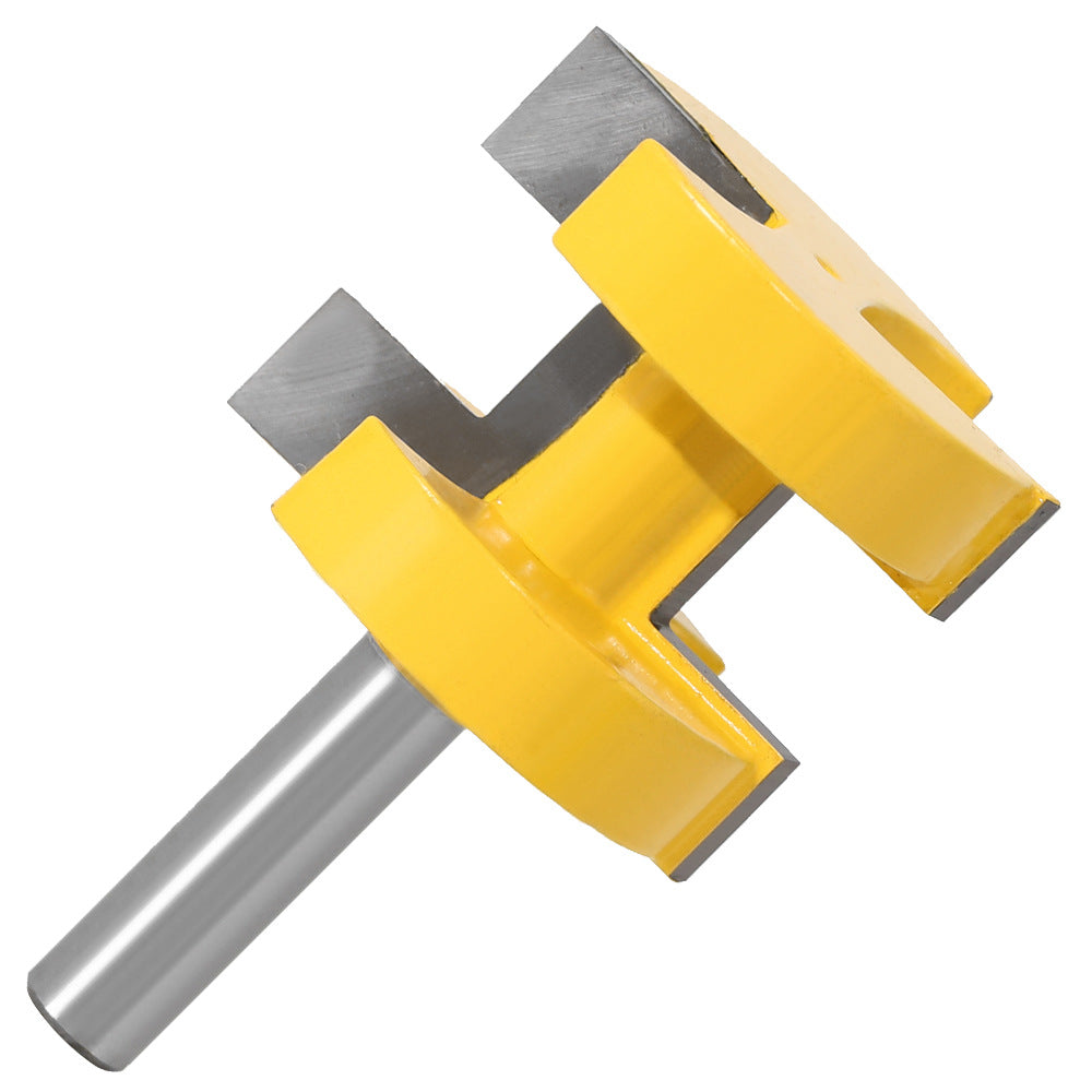 8 handle large tooth tenon cutter woodworking milling cutter tenon cutter 8 handle square tooth tenon cutter floor cutter puzzle cutter wood board