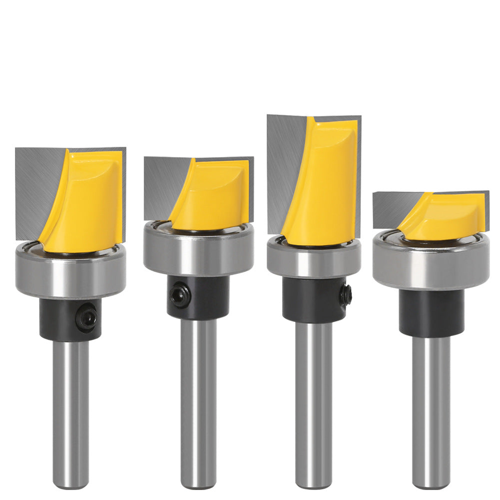 4-Piece imitation bottom cleaning knife Large diameter slotting knife Scraper bottom knife Grooving knife Edge trimming machine tool head Woodworking milling cutter
