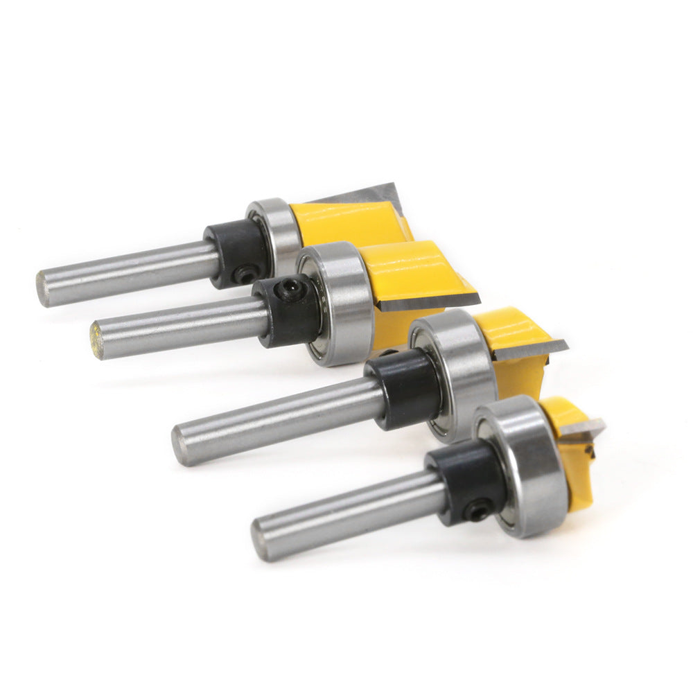 4-Piece imitation bottom cleaning knife Large diameter slotting knife Scraper bottom knife Grooving knife Edge trimming machine tool head Woodworking milling cutter