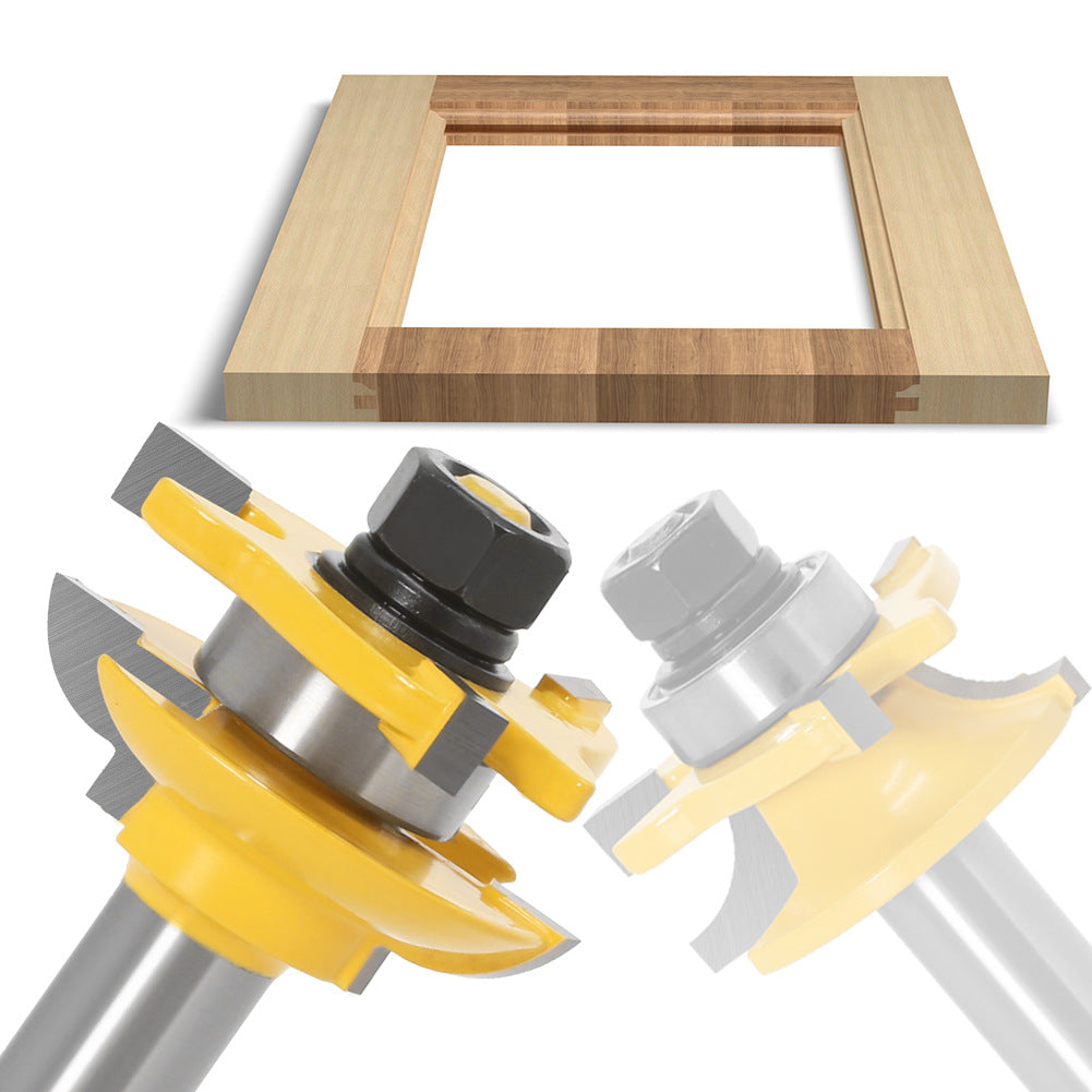 12 handle 1/2 handle 2-piece set of tenon knives Woodworking knives Cabinet door panel knives, door and window tenon knives Large family West tenon knives